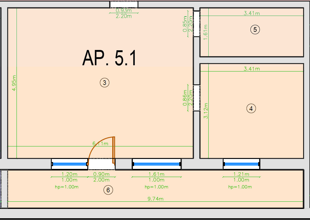 Apartament semifinisat, 46mp, terasa, Manastur, Cluj 