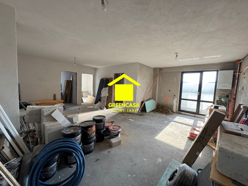 Apartament semifinisat, 3 camere, 75mp, balcon, Manastur, Cluj 