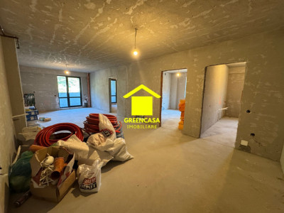 Apartament semifinisat, 3 camere, 66mp, balcon, Manastur, Cluj 