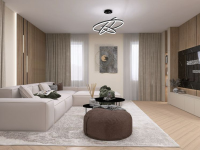 Casă individuală nZEB, 194 mp utili, teren 468 mp, Dezmir