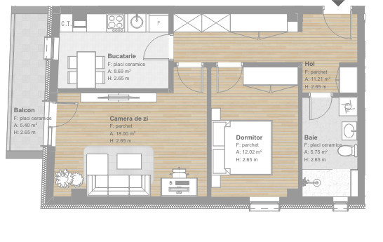 Apartamente finisate de 2 camere,, Tineretului .