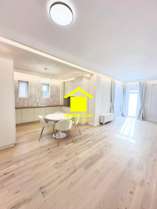 Apartament tip penthouse, 3 camere, 2 bai, 3 terase, 90mp, Floresti