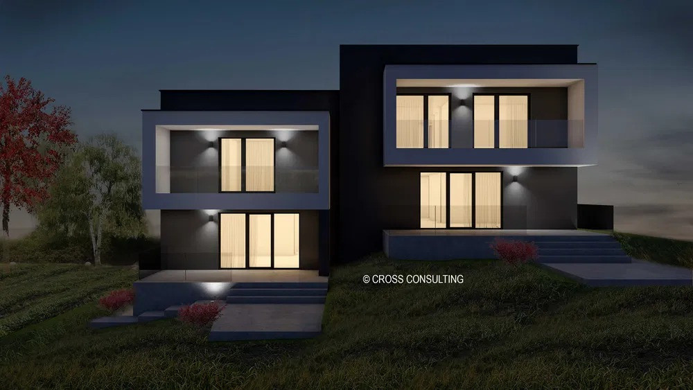 Casă alipită, Dezmir, semifinisată, 185 mp utili, teren 250 mp/unitate