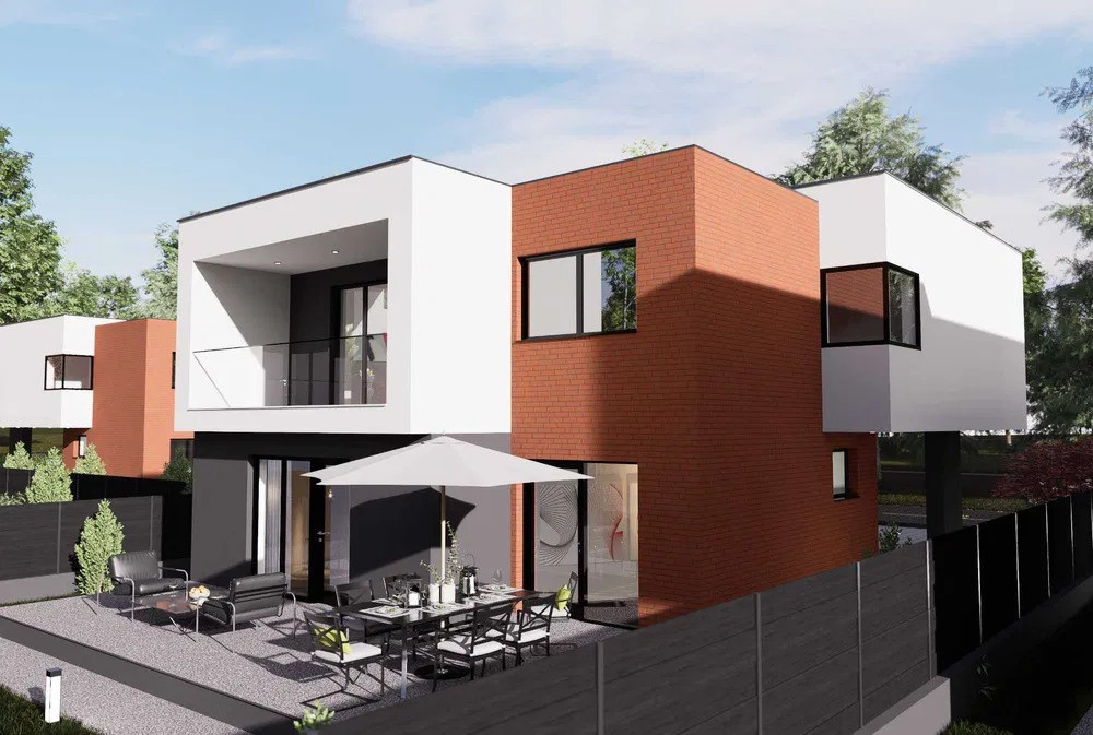 Casa deosebită cu arhitectură minimalistica, Dezmir 