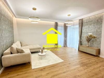 Apartament tip penthouse, 3 camere, 2 bai, 3 terase, 90mp, Floresti