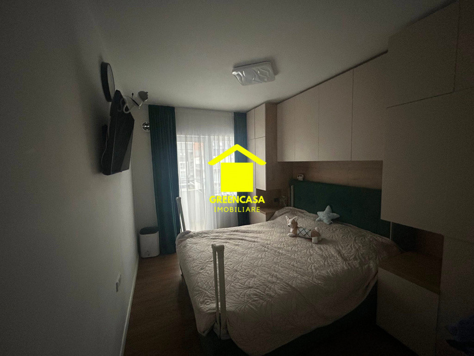 Apartament 3 camere, 2 bai, 60mp + 2 balcoane, parcare, zona Cetatii, Floresti