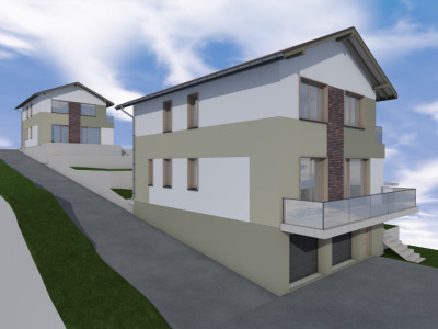 Teren cu autorizație de construire pentru 2 case individuale – Chinteni 