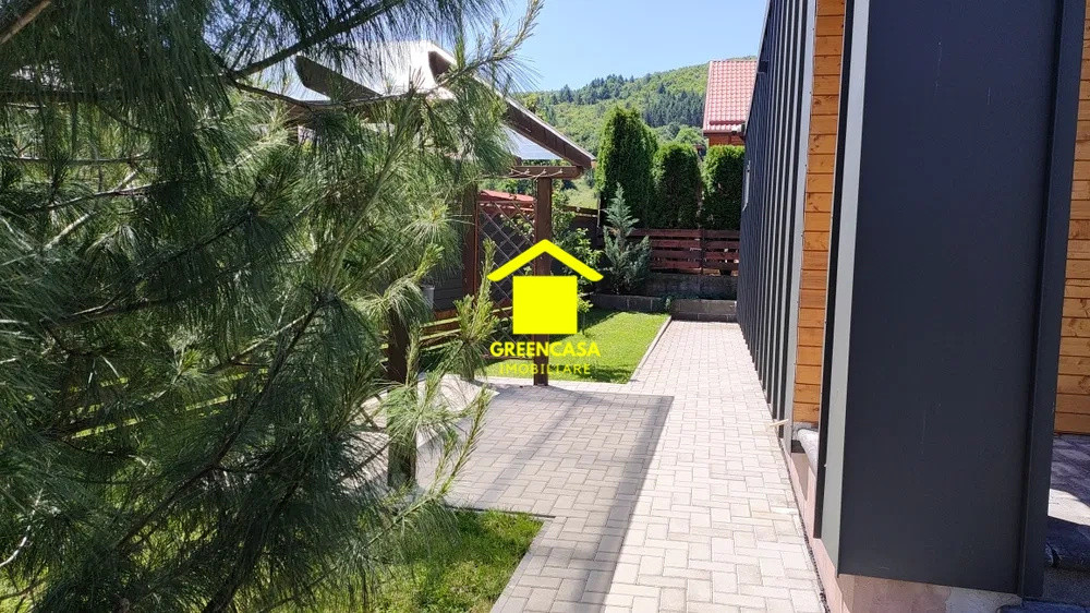 Casa individuala pe un nivel, 4 camere, teren 393mp, Gilau