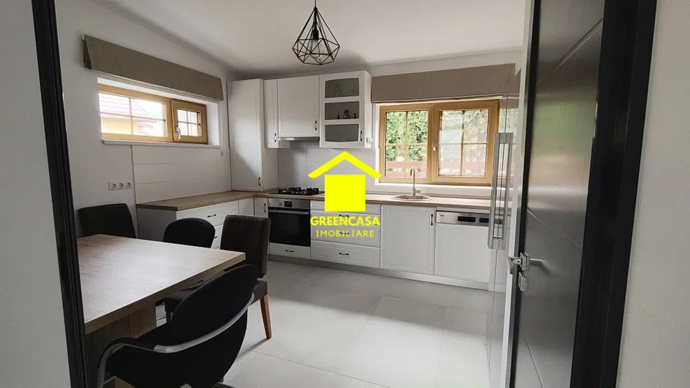 Casa individuala pe un nivel, 4 camere, teren 393mp, Gilau