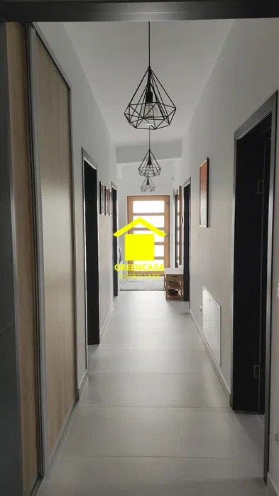 Casa individuala pe un nivel, 4 camere, teren 393mp, Gilau