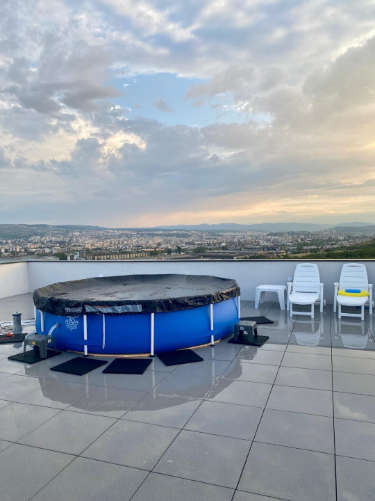 Casă individuală deosebită cu terasă panoramică – Zona Voroneț, Cluj-Napoca