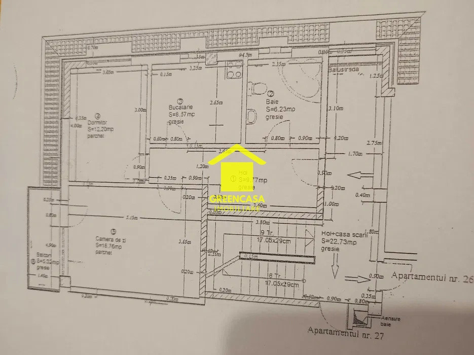 Vand apartament cu 2 camere, 55 mp , Apahida
