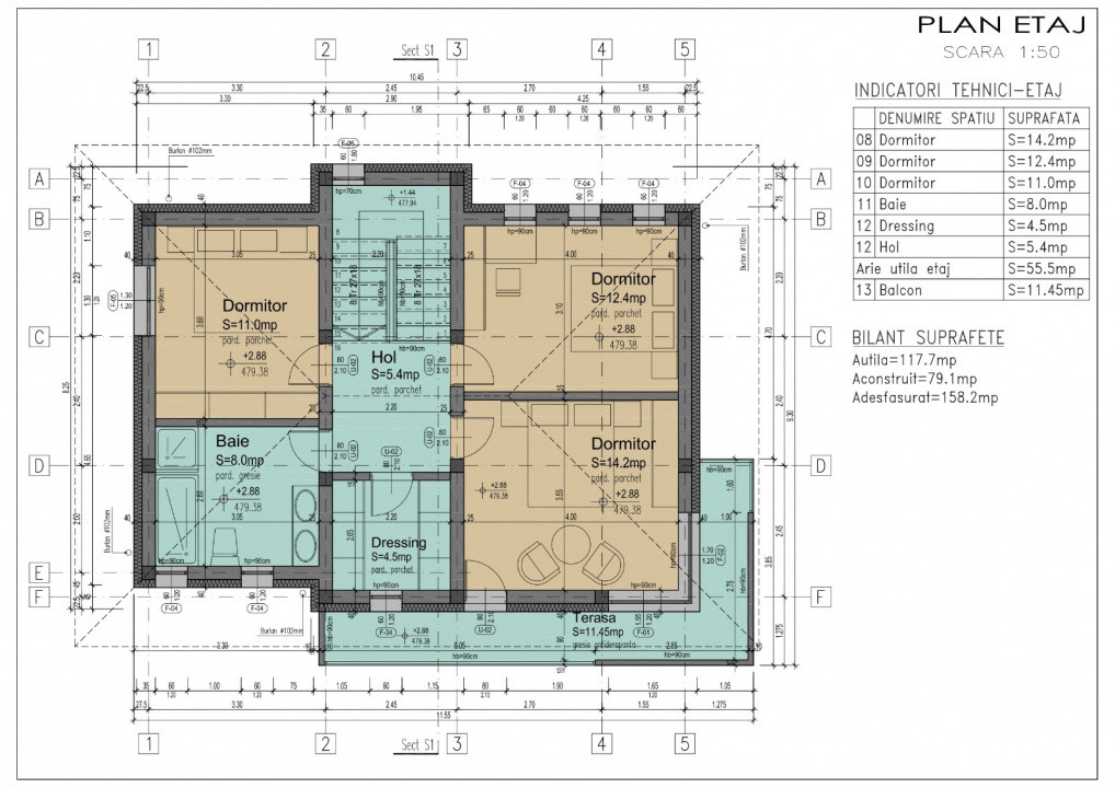 Casă individuală modernă la intrarea în Chinteni – zonă liniștită