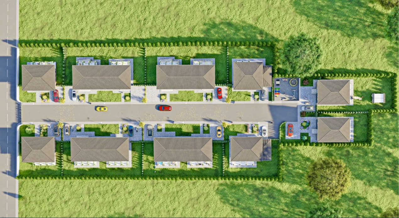 Ansamblu de case premium, 150mp utili, 431mp teren, Dezmir