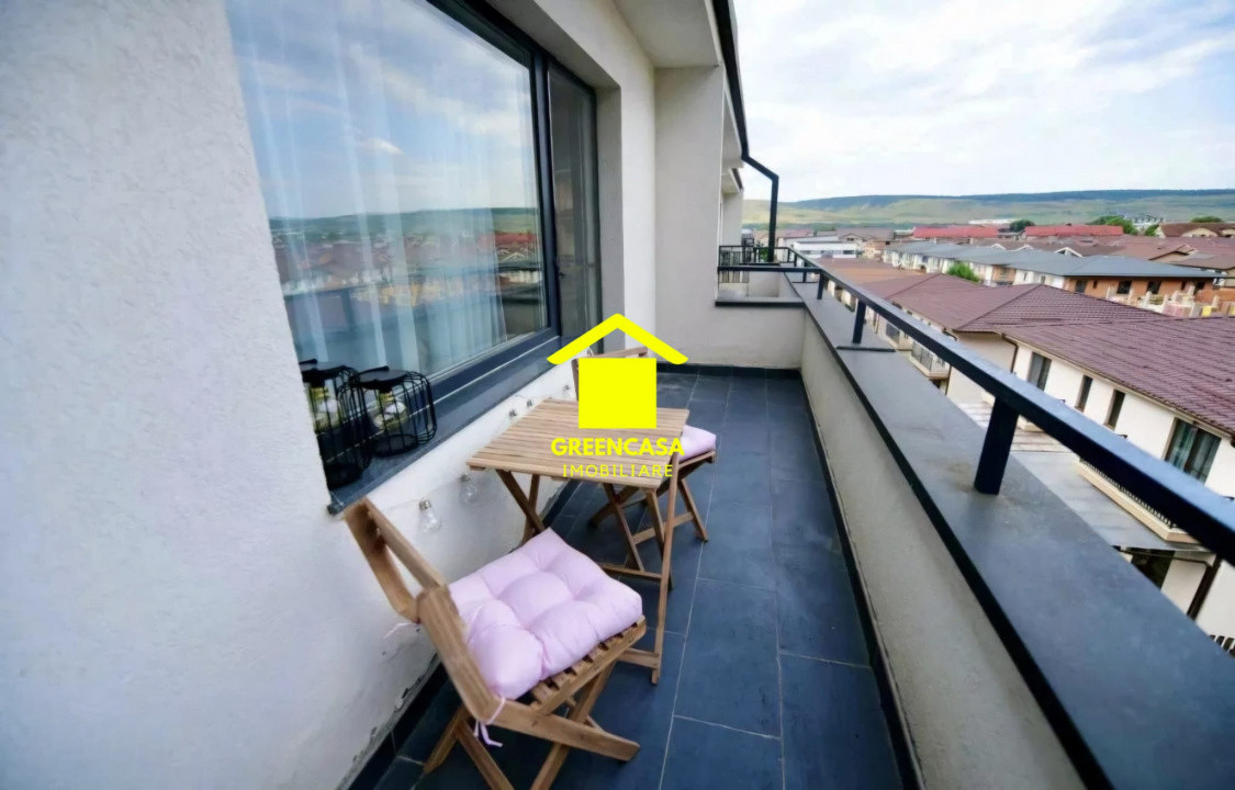 Apartament 2 camere, 41mp, balcon 9,7mp, zona Subcetate, Floresti