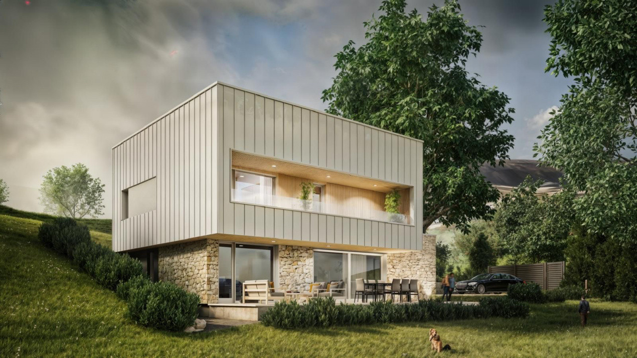 Casa individuală P+E Popești Deal – Panorama frumoasă