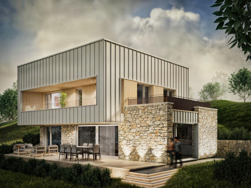 Casa individuală P+E Popești Deal – Panorama frumoasă