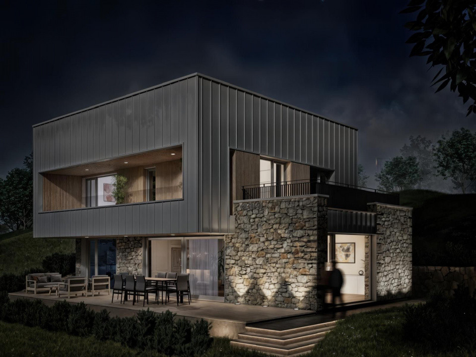 Casa individuală P+E Popești Deal – Panorama frumoasă