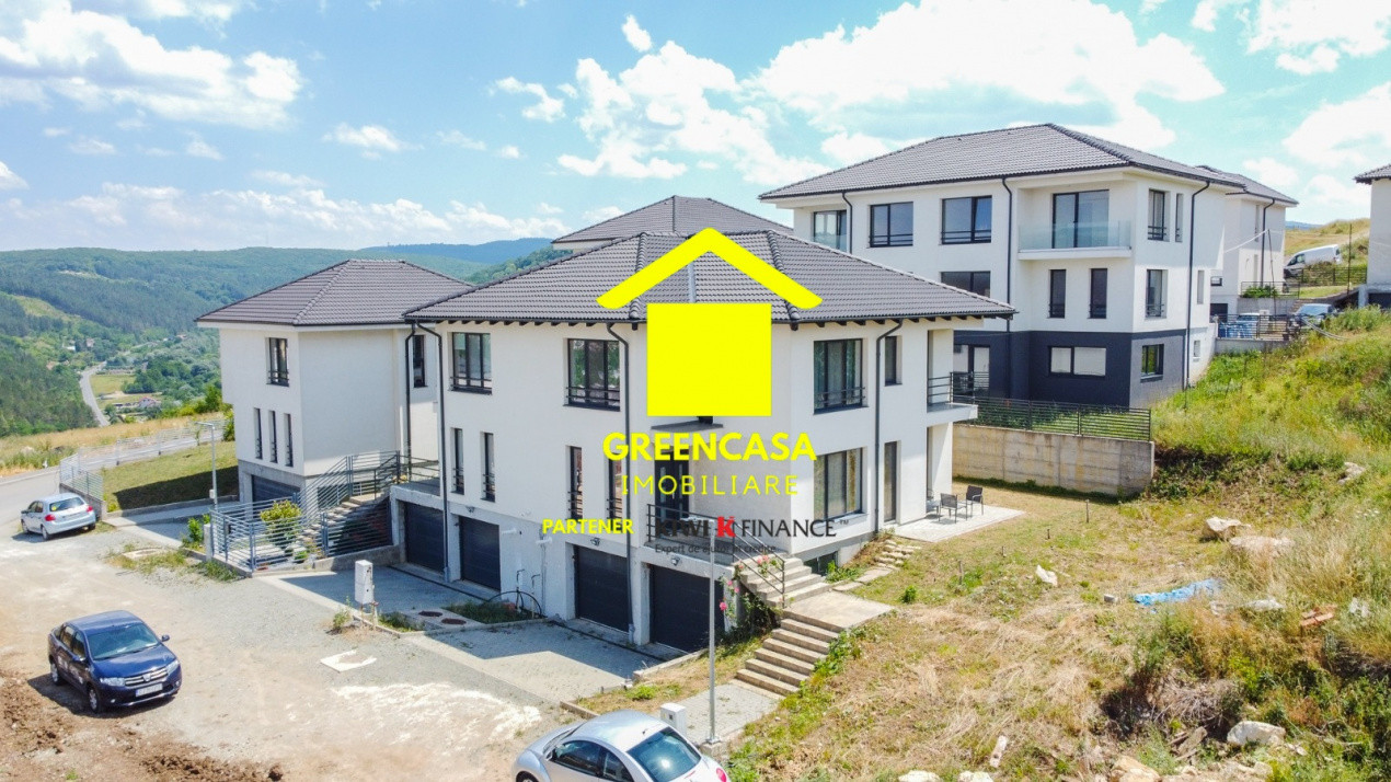 Duplex mobilat, 4 camere, garaj, 119mp utili, 224mp teren, zona Vivo