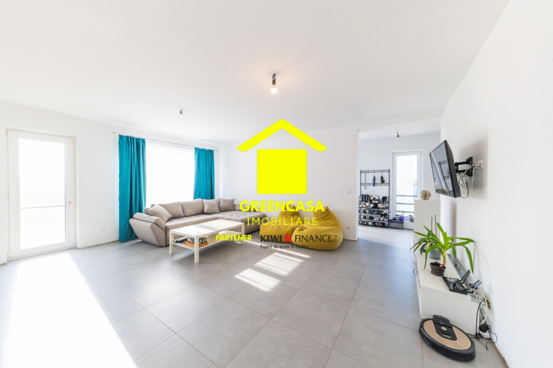 Duplex mobilat, 4 camere, garaj, 119mp utili, 224mp teren, zona Vivo