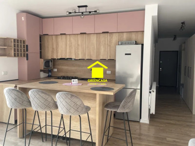 Apartament 2 camere, terasa+gradina 100mp, zona Cetatii, Floresti
