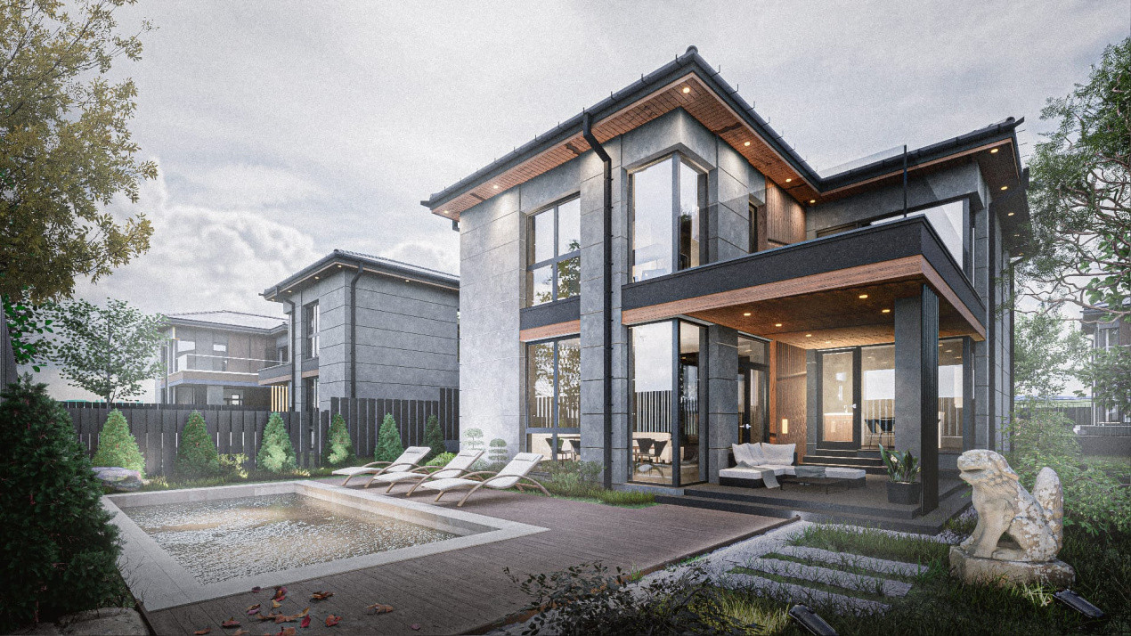 Case Individuale Cuplate doar prin Garaj – Arhitectură Exclusivistă 