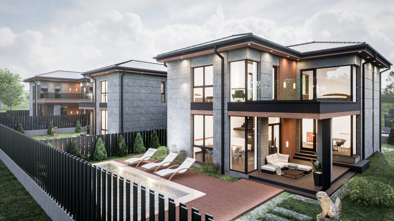 Case Individuale Cuplate doar prin Garaj – Arhitectură Exclusivistă 