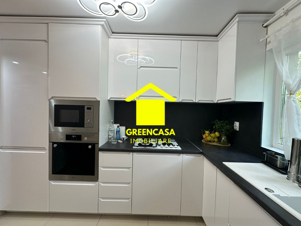 Apartament 3 camere decomandate complet renovat, parter, 64 mp + balcon + boxă