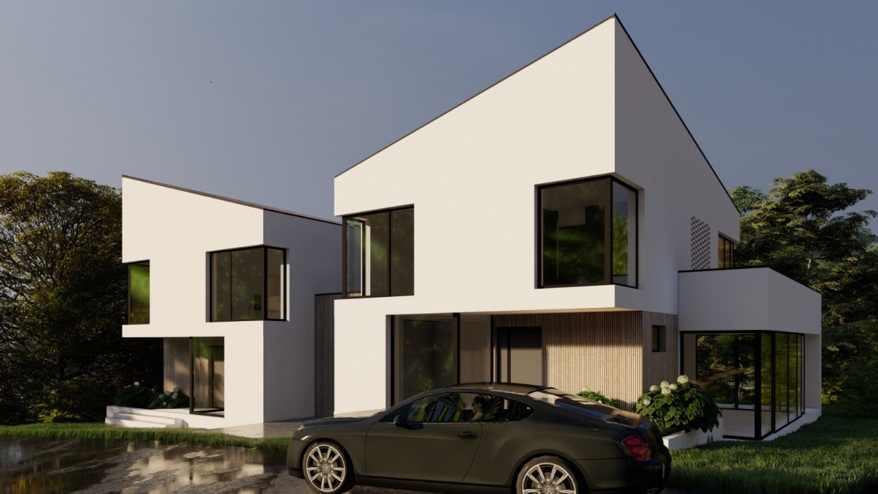 Teren în cartierul Bună Ziua, Cluj-Napoca, proiect duplex și Ac în curs 