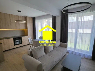 Apartament 3 camere, terasa de 33mp, parcare, zona Terra, Floresti
