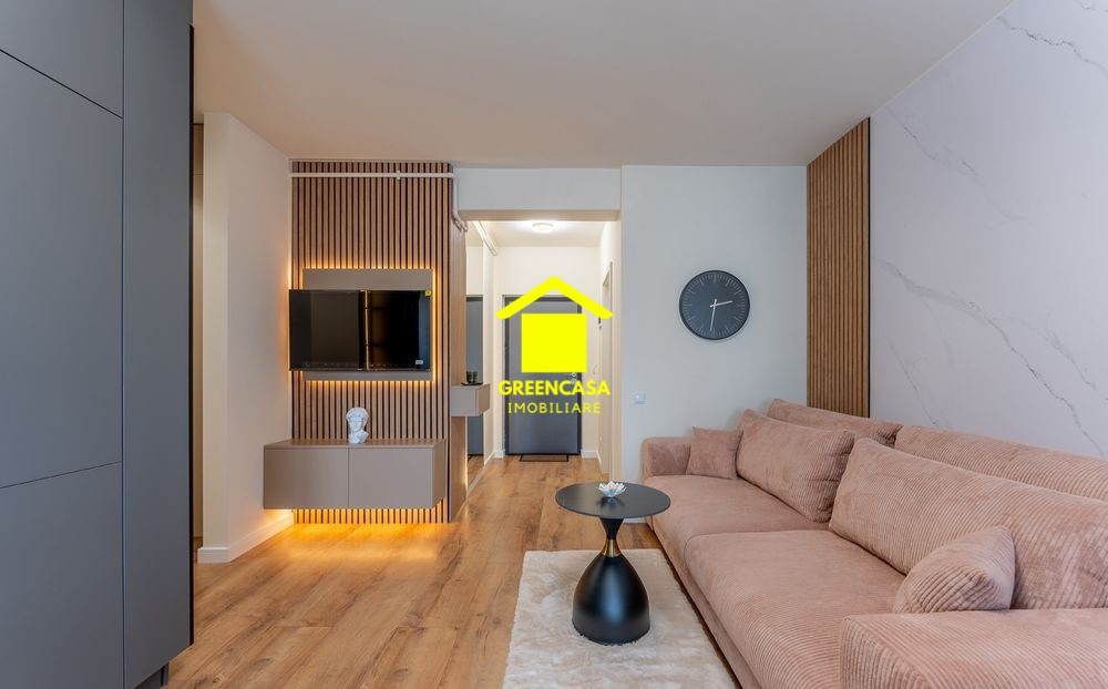 Apartament lux 3 camere, 54mp, terasa, parcare subterana, zona Terra, Floresti