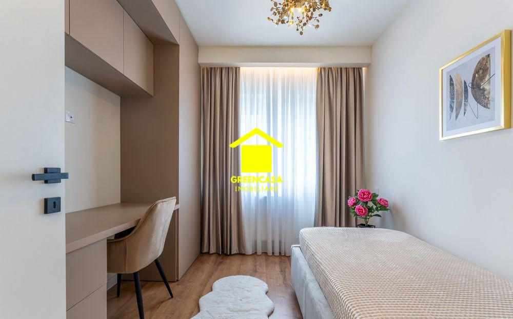 Apartament lux 3 camere, 54mp, terasa, parcare subterana, zona Terra, Floresti