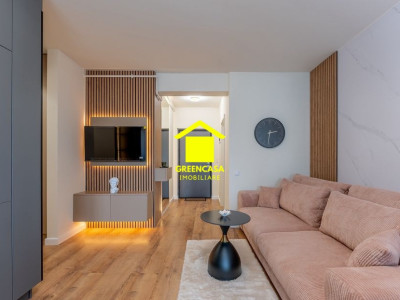 Apartament lux 3 camere, 54mp, terasa, parcare subterana, zona Terra, Floresti