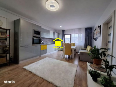 Apartament 3 camere, 64mp, balcon 8mp, zona Stejarului, Floresti
