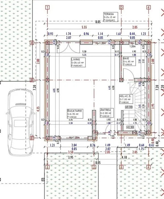 Casa Luna de Sus, 110mp utili,  400 mp teren