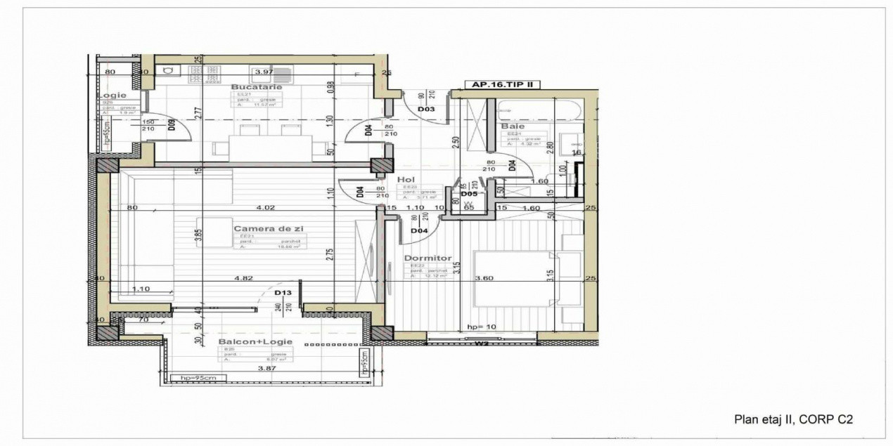 Apartament bloc NOU Apahida 52MP