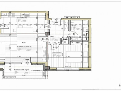 Apartament bloc NOU Apahida 52MP
