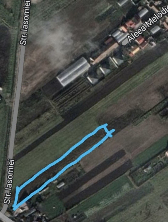 Teren intravilan 3.220 mp , cu front de 12 , Jucu de Mijloc.