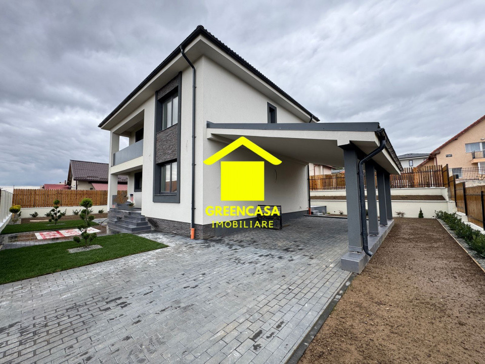 Casă individuală P+E, 177 mp utili, curte 500 mp, Chinteni