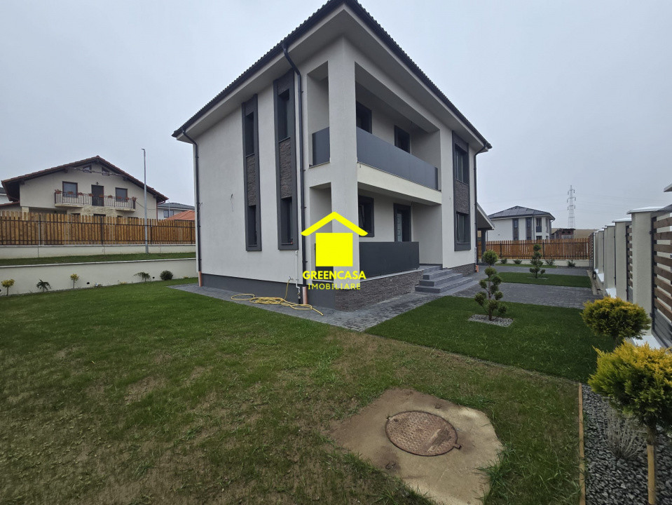 Casă individuală P+E, 177 mp utili, curte 500 mp, Chinteni