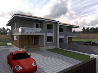 Locuință individuală P+1 (parte din duplex) – 160 mp utili, teren 494 mp