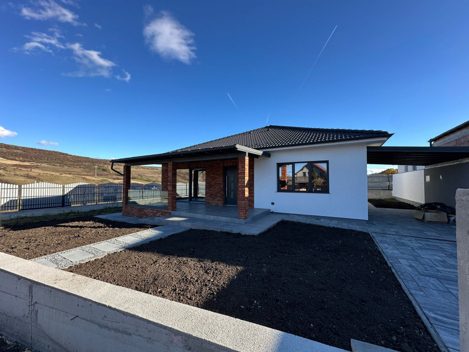 Casă modernă parter, 120 mp utili + terasă amenajată – Popești, zona Brutăriei