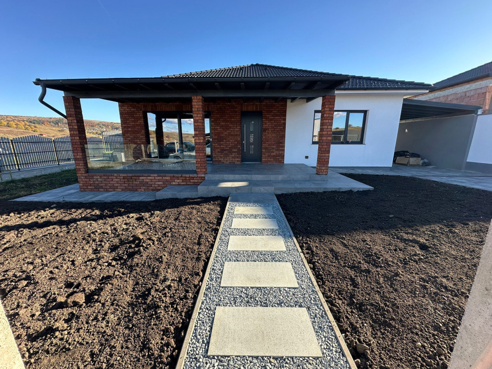 Casă modernă parter, 120 mp utili + terasă amenajată – Popești, zona Brutăriei