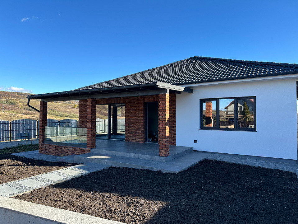 Casă modernă parter, 120 mp utili + terasă amenajată – Popești, zona Brutăriei