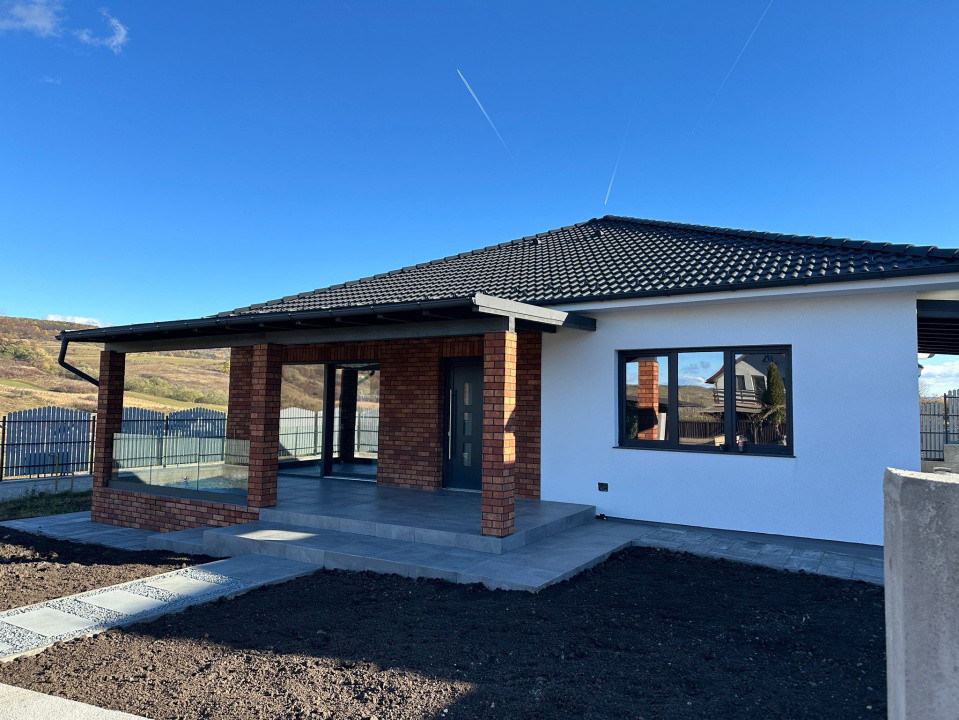 Casă modernă parter, 120 mp utili + terasă amenajată – Popești, zona Brutăriei