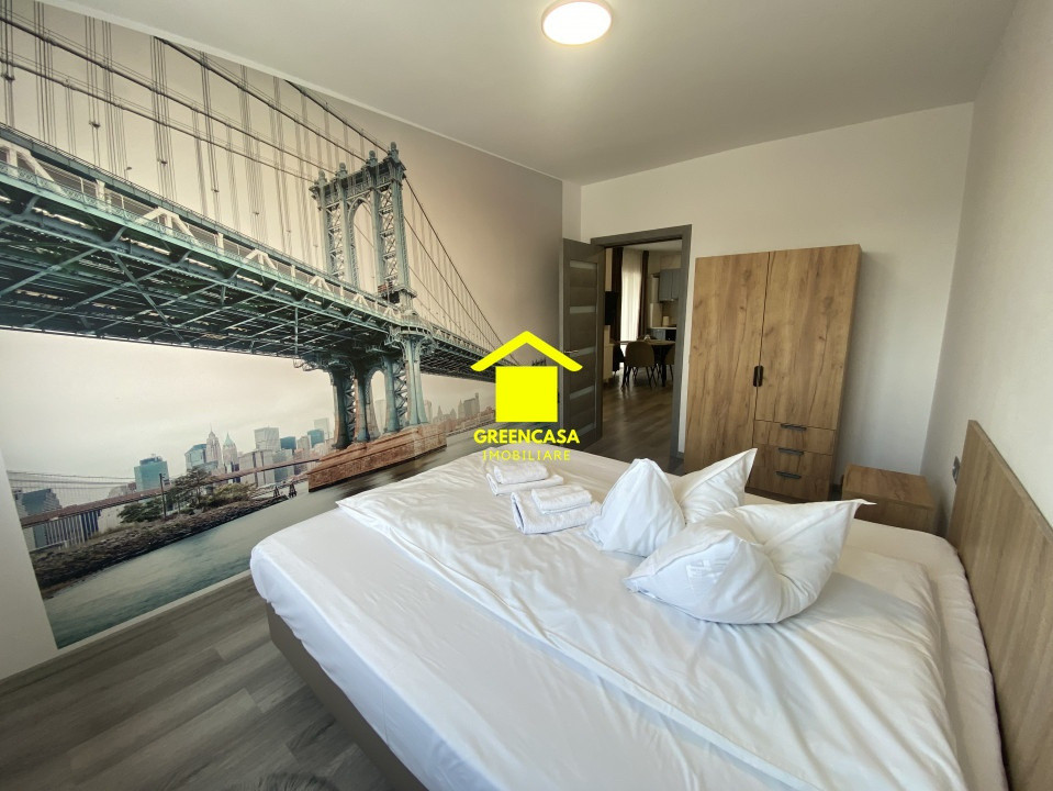 Apartament modern 3 camere, 54 mp, balcon, parcare, zona Vivo