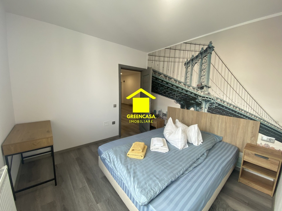 Apartament modern 3 camere, 54 mp, balcon, parcare, zona Vivo
