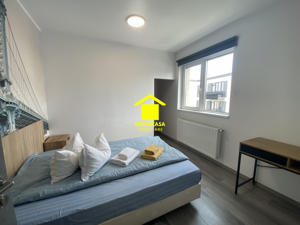 Apartament modern 3 camere, 54 mp, balcon, parcare, zona Vivo