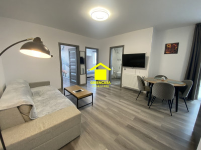 Apartament modern 3 camere, 54 mp, balcon, parcare, zona Vivo