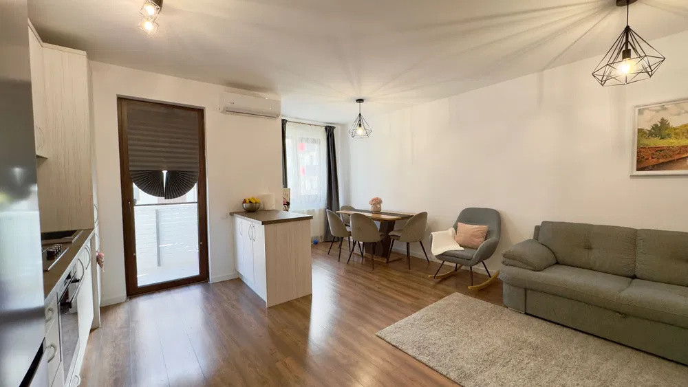 OCAZIE – Apartament 2 camere, 51 mp, balcon, etaj 1, boxă și parcare subterană 